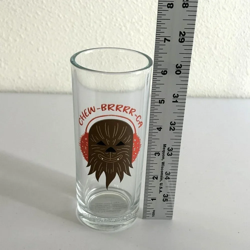 Star Wars Chewbacca BRRR Drinking‎ Glass Collectible